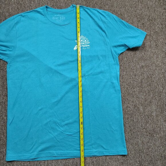 DIVE BAR T-Shirt Men XL Blue TACKLE BOX TAVERN Atlantic Beach NC Americana - Picture 8 of 9